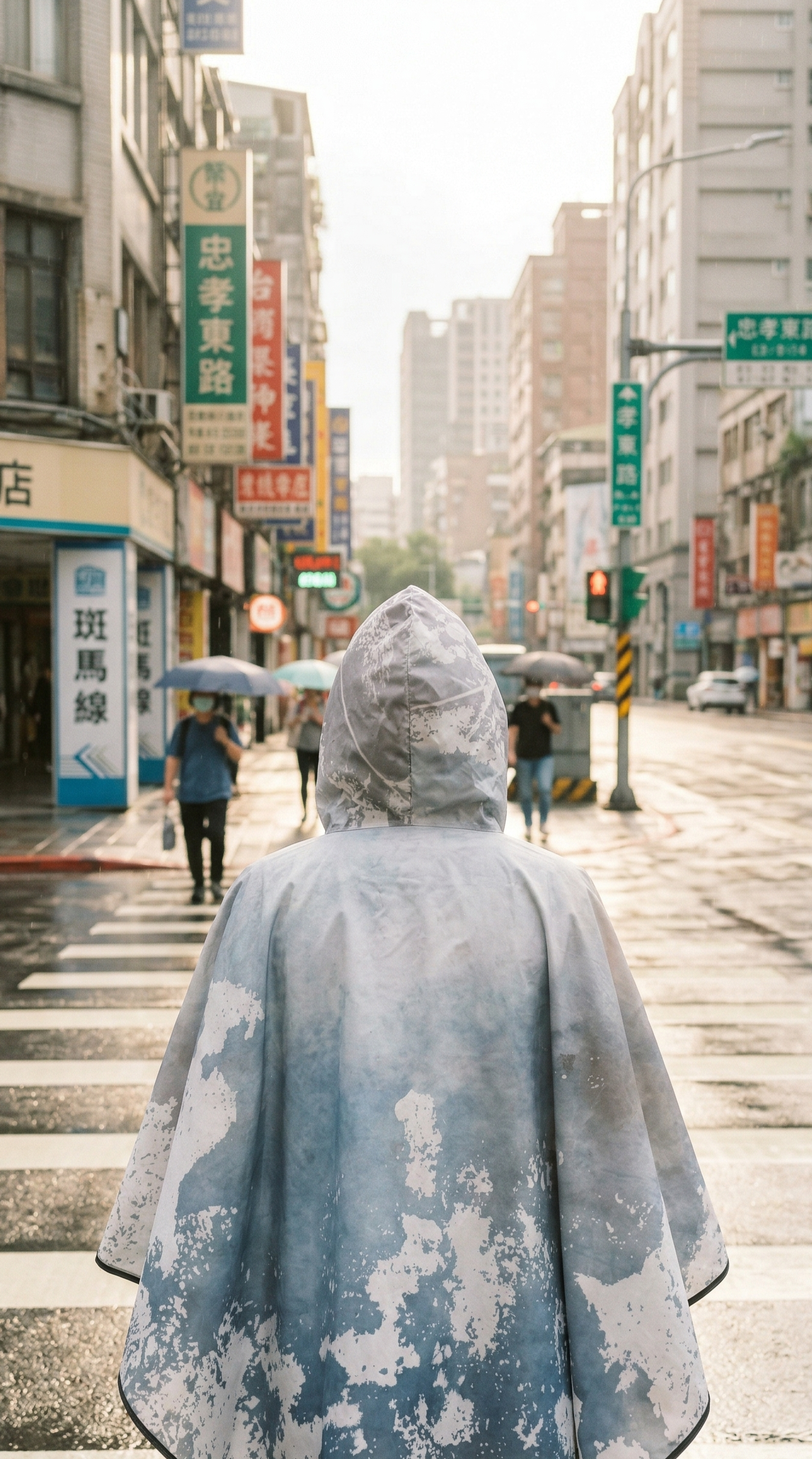 變色雨衣 變色雨衣